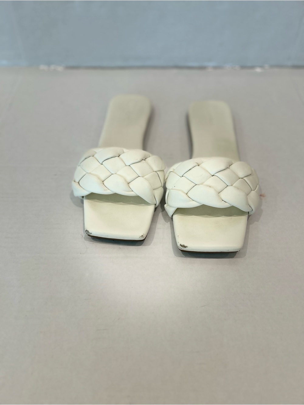 Open Edit Lucca Braided Slide Sandal